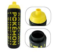 Bouteille d'eau en plastique Kids Pokemon Riff | Pour garçons et filles | École, bureau, travail | Bouteille de sport anti-fuite, sans BPA, non toxique pour la gym, le yoga, la course | 725ML Noir'