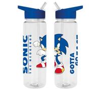 Bouteille d'eau en plastique Sonic le hérisson (design Gotta Go Fast) 700 ml - Bouteille d'eau pour filles et garçons - Produit officiel Merhfarbig