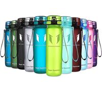 Bouteille d'eau en Tritan, 1000 ml, couleur verte, sans BPA, idéale pour le sport, la fitness et les activités de plein air