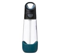 Bouteille d'eau en Tritan avec paille, 600 ml, Night Vision, b.box
