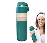 Bouteille d'eau froide | Tasse étanche en acier inoxydable | Bouteille de boissons chaudes et froides portables de 700,4 g pour homme et femme, pour gym, randonnée, cyclisme, sport, camping, activités