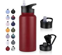 Bouteille d'eau isolée - acier inoxydable - 1000 ml - double paroi - sous vide