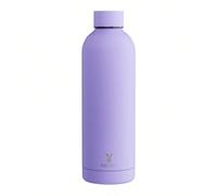 Bouteille d'eau isolée de 17 oz, design unique à petite ouverture, garde au froid jusqu'à 12 heures, matériau en acier inoxydable à double paroi, design anti-fuite, idéal pour les sports, le fitness, 