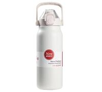 Bouteille d'eau isotherme, 1,3 l, grand gobelet isotherme de qualité alimentaire, bouteille d'eau pour homme, pour cuisine, bureau, voiture, , randonnée, gym, entraînement