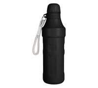 Bouteille d'eau isotherme - 500 ml - Bouteille portable sous vide - Avec sangle - Petite ouverture en acier inoxydable garde la chaleur 12 h et l'eau froide 8 h | Pour café, boissons, sports de plein