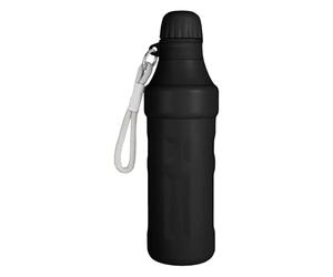 Bouteille d'eau isotherme - 500 ml - Bouteille portable sous vide - Avec sangle - Petite ouverture en acier inoxydable garde la chaleur 12 h et l'eau froide 8 h | Pour café, boissons, sports de plein
