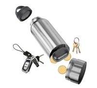 Bouteille d'eau isotherme avec compartiment secret - Bouteille de sport en acier inoxydable | Fond amovible pour un rangement caché, gobelet isotherme pour boissons chaudes et froides, sécurisé