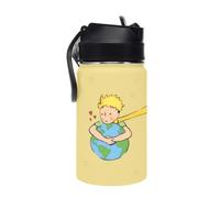 Bouteille d'eau isotherme avec paille Kiub (Le Petit Prince et la Terre)