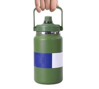 Bouteille d'eau isotherme, bouteille en acier inoxydable, carafe portable anti-fuite, 15 x 34 x 12 cm, joint sous vide, pour plage, école, sport, camping, randonnée, plein air, voyage, cyclisme
