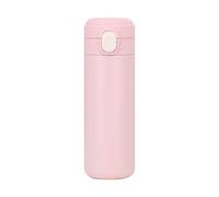 Bouteille d'eau isotherme en acier inoxydable - Portable - Anti-fuite - Avec un bouton - Grande ouverture - Pour voyage, extérieur, gym, fitness, camping, boisson chaude et froide