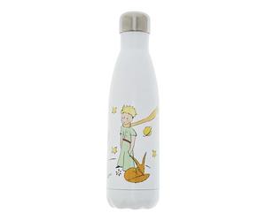 Bouteille d'eau isotherme Enesco en inox (Le Petit Prince, renard et mouton)