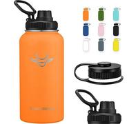Bouteille d'eau isotherme Famanu de 950 ml avec bouchon à vis - idéale pour le sport