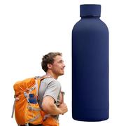 Bouteille d'eau isotherme | Gobelet isotherme avec couvercle,Gobelet à café isolé anti-déversement à double paroi pour boissons chaudes et froides