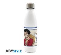 ABYstyle Bouteille d'eau isotherme One Piece Luffy – Acier inoxydable 500 ml – Produit officiel