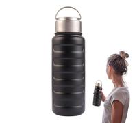 Bouteille D'Eau Isotherme Sous Vide 710 Ml Grande Ouverture Portable | Gourde en acier inoxydable anti-fuite Bouteille Isotherme Sous Vide Pour Randonnée, Sports, Plein