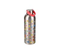 Paladone Gourde Super Mario en acier inoxydable 500 ml avec anse – Produit officiel Nintendo