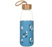 Bouteille d'eau PKV-001 550 ml, bleu, verre, Pebbly