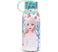Bouteille d'eau pour enfants Famanu - Acier inoxydable - Reine Elsa, Anna et Olaf - 330 ml