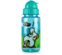 Bouteille d'eau pour enfants Ibenzoa® de 400 ml – Fabriquée en Eastman Tritan, étanche avec paille et couvercle rabattable, sans BPA ni phtalates, à partir de 12 mois