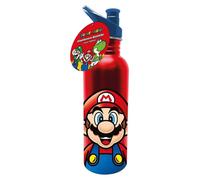 Bouteille d'eau Super Mario, 700 ml, métal, noire