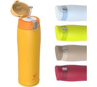 Bouteille d'hydratation, 350 ml/500 ml/750 ml, en acier inoxydable, étanche, avec bouchon, sans BPA, pour l'école, les stages d'entraînement, les boissons, les randonnées à vélo