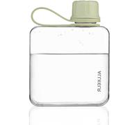 Bouteille d'hydratation de voyage avec fonction sac - Hydratation nomade - Petit gobelet d'eau potable léger - 320 ml - Vert.