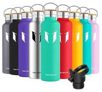 Bouteille en acier inoxydable, 350 ml/500 ml/620 ml/750 ml/1 litre. Couleur : émeraude