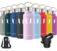 Bouteille en acier inoxydable, 350 ml/500 ml/620 ml/750 ml/1 litre. Motifs : fleurs de cerisier