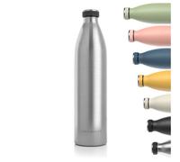 Bouteille en acier inoxydable LARS NYSØM - Bouteille d'eau isotherme sans BPA - Bouteille d'eau anti-déversement pour le sport, le vélo, le chien, le bébé, les enfants - 1500ml - Acier inoxydable