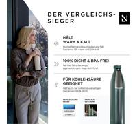 Bouteille en acier inoxydable LARS NYSØM | Bouteille isolée sans BPA | Bouteille d'eau anti-déversement pour le sport, le vélo, le chien, le bébé, les enfants 1500ml Bayberry