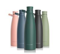 Bouteille en acier inoxydable LARS NYSØM | Bouteille isolée sans BPA | Bouteille d'eau anti-éclaboussures pour le sport, le vélo, le chien, le bébé, les enfants 750ml Bayberry