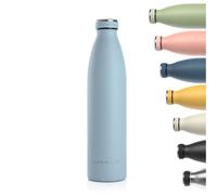 Bouteille en acier inoxydable LARS NYSØM | Bouteille isotherme sans BPA | Bouteille d'eau étanche pour le sport, le vélo, les chiens, les enfants, 1000 ml Baby Blue