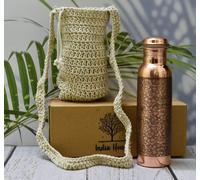 Bouteille en cuivre Puur - 32 oz, couvercle étanche avec sac de transport
