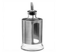 Bouteille en métal pour vinaigre et huile 0,5 L - Argent
