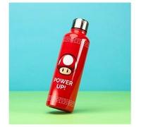 Bouteille En Metal Super Mario Power Up noir