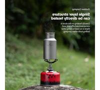 Bouteille en titane de 750 ml, étanche, idéale pour les activités de plein air, le vélo et le camping