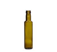 Bouteille en verre 250 ml 'Dorica', vert antique, ouverture : PP 31,5