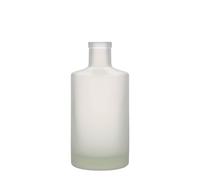 Bouteille en verre 500 ml « Caroline », givrée, ouverture : bouchon en liège