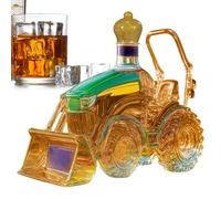 Bouteille En Verre À Alcool Décanteur À Whisky Ornemental, Rangement En | Bouteille à Vin Tracteur 3D pour Maison, Armoire familiale, Hommes, Femmes, Amateurs de