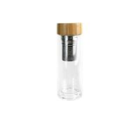 Bouteille en Verre Double Paroi 33 vec Infuseur - INFUZZ - ALTOBUY Transparent G