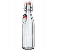 Bouteille en Verre - KADAX - 750ml - Bouchon Hermétique - Conservation des Boissons - Transparent