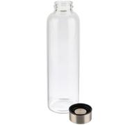 Bouteille en verre réutilisable Unyqoos® de 0,55 l – transparente, sans BPA, lavable au lave-vaisselle, robuste, idéale pour le bureau, le sport et les déplacements