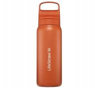 LifeStraw bouteille filtre à eau Go 2.0 Kyoto Orange acier inoxydable isolé 700 ml - Orange