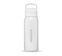 Bouteille filtre à eau LifeStraw Go 2.0 isolée en acier inoxydable 700 ml-Blanc