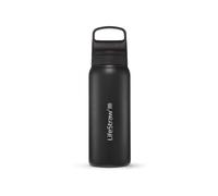Bouteille filtre à eau LifeStraw Go 2.0 isolée en acier inoxydable noir 1 litre-Noir