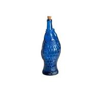 Table Passion Bouteille Fish 1.1L Verre Bleu Marine Bleu