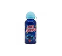 Stor S.L. Gourde aluminium STITCH PALMS 400 ml Bec verseur Bouchon de sécurité Bleu