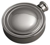 Bouteille hip de forme arrondie, en argent sterling 925, fabriquée à la main, contenance : 120 ml