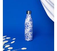 Bouteille iso 500ml - toile de jouy bleu