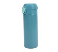 Bouteille Isolante Inox, Portable 320ml Bleu Foncé, Double Paroi Isolation Thermique - Garde Chaud 6h Froid 12h, Ouverture à Une Main, Anti - Fuite